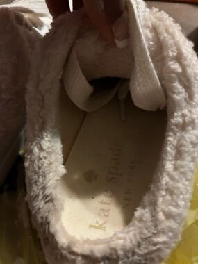 kate spade plush blush pink slip-on sneaker